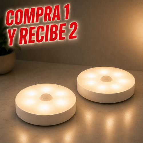 LumaNest - Lámpara LED Inalámbrica con Sensor de Movimiento